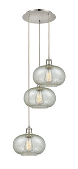 Ballston LED Pendant in Polished Nickel (405|113B-3P-PN-G249)