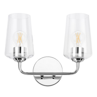 Celino Two Light Bath & Vanity in Polished Chrome (54|P300540-015)