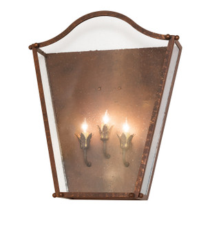 Austin Three Light Wall Sconce in Antique Rust (57|284473)