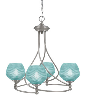 Capri Four Light Chandelier in Brushed Nickel (200|904-BN-4625)