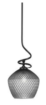 Capri One Light Mini Pendant in Matte Black (200|901-MB-4922)