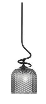 Capri One Light Mini Pendant in Matte Black (200|901-MB-4912)