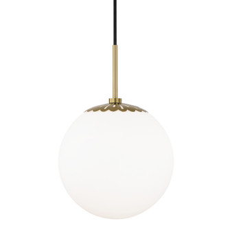 Paige One Light Pendant in Aged Brass (428|H193701L-AGB)