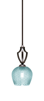 Zilo One Light Mini Pendant in Dark Granite (200|561-DG-4605)