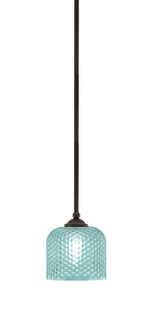 Zilo One Light Mini Pendant in Dark Granite (200|560-DG-4615)