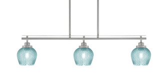 Odyssey Three Light Island Pendant in Brushed Nickel (200|2636-BN-4605)