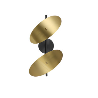 Christobel Two Light Wall Sconce in Aged Brass (216|CBL-282W-AGB-MB)