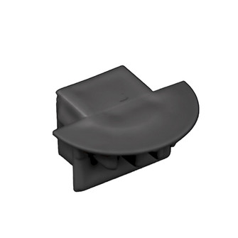 End Cap With Wire Feed Hole (303|PE-AA2DF-FEED-BK)