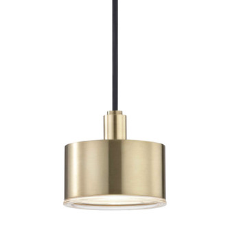 Nora LED Pendant in Aged Brass (428|H159701-AGB)