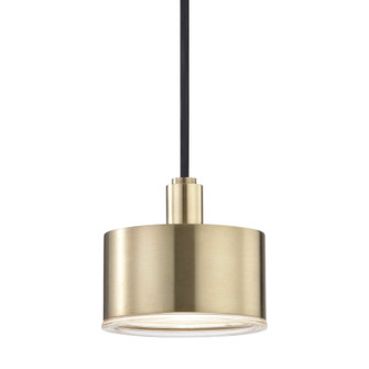 Nora LED Pendant in Aged Brass (428|H159701-AGB)