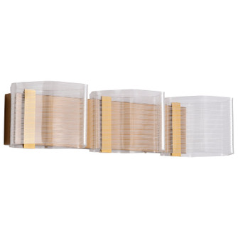 Kenzo LED Vanity in Polished Anodized Bronze (72|62-2408)