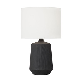Panola One Light Table Lamp in Rough Black Ceramic (454|HT1131RBC1)