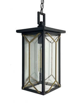 Hillside Manor One Light Chain Hung in Sand Coal And Mystic Gold (7|72804-727)