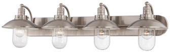 Downtown Edison Four Light Bath in Brushed Nickel (7|5134-84)