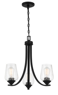 Shyloh Three Light Chandelier in Coal (7|4923-66A)