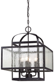 Camden Square Four Light Mini Chandelier in Aged Charcoal (7|4875-283)