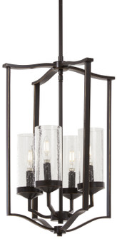 Elyton Four Light Pendant in Downtown Bronze w/Gold Highlights (7|4658-579)