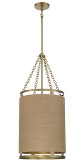 Windward Passage Four Light Pendant in Soft Brass (7|3864-695)