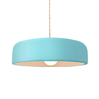 Radiance Collection One Light Pendant in Brushed Brass (102|CER-6573-RFPL-BRSS-BEIG-TWST)