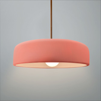 Radiance Collection One Light Pendant in Brushed Brass (102|CER-6573-BSH-BRSS-RIGID)