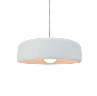 Radiance Collection One Light Pendant in Brushed Brass (102|CER-6571-CONC-BRSS-RIGID)