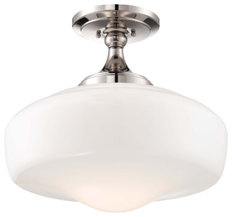 One Light Semi Flush Mount in Polished Nickel (7|2259-613)