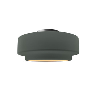 Radiance Collection One Light Semi-Flush Mount in Brushed Nickel (102|CER-6360-PWGN-NCKL)