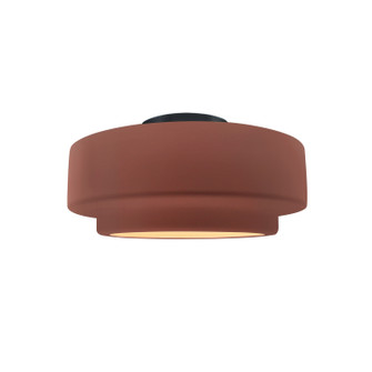 Radiance Collection One Light Semi-Flush Mount in Matte Black (102|CER-6360-CLAY-MBLK)
