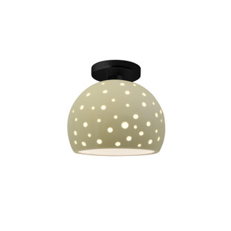 Radiance Collection One Light Semi-Flush Mount in Matte Black (102|CER-6357-VAN-MBLK)