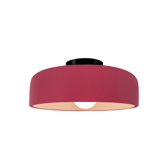 Radiance Collection One Light Semi-Flush Mount in Matte Black (102|CER-6340-CRSE-MBLK)