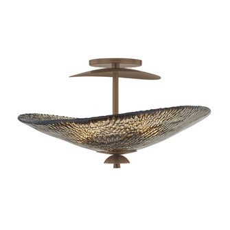 Alba Three Light Semi Flush Mount in Old World Brass (68|559-20-OWB)