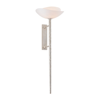 Coppa One Light Wall Sconce in Warm Silver Leaf (68|554-01-WSL)