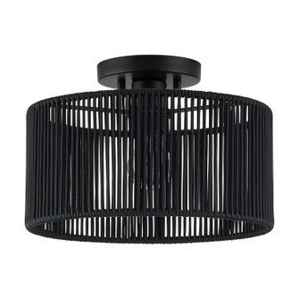 Acordia One Light Semi-Flush Mount in Black (107|60265-04)