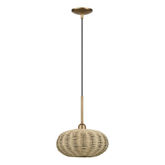Summervine One Light Pendant in Antique Gold Leaf (107|60203-48)