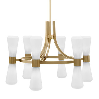 Everleigh 12 Light Chandelier in New Age Brass (200|4806-NAB-881)