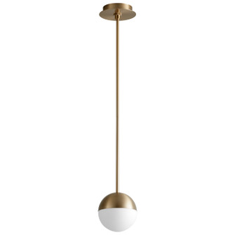 Mondo LED Pendant in Aged Brass (19|3-6900-40)