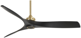 Aviation 60''Ceiling Fan in Soft Brass With Coal Blades (15|F853-SBR/CL)