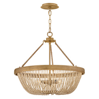 Tula LED Chandelier in Burnished Gold (13|48614BNG)