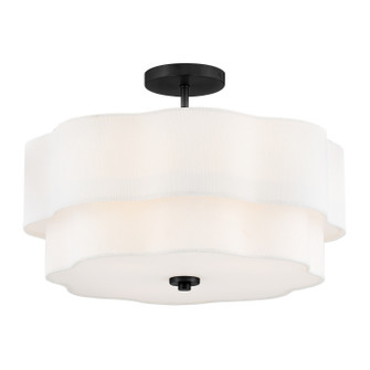 Gwen LED Semi-Flush Mount in Black (13|47733BK)