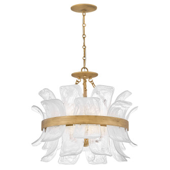 Fleur LED Chandelier in Burnished Gold (138|FR46911BNG)