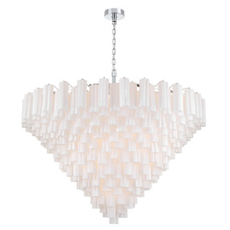 Addis 40 Light Chandelier in Polished Chrome (60|ADD-329-CH-WH)