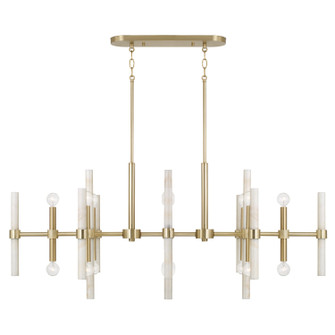 Marlow 16 Light Island Pendant in Matte Brass (65|858001MA)