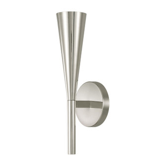 Levi One Light Wall Sconce in Polished Nickel (65|659611PN)