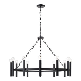 Winton 12 Light Chandelier in Matte Black (65|462001MB)