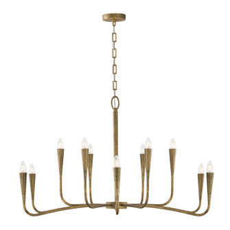 Savari 12 Light Chandelier in Artisan Gold (65|459801ARG)