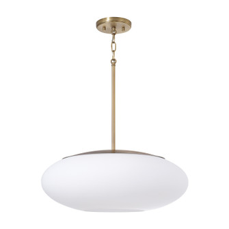 Soren One Light Pendant in Aged Brass (65|360511AD)
