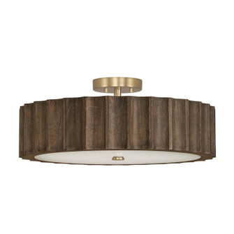 Cody Four Light Semi Flush Mount in Matte Brass (65|257641MA)