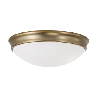 Hansen Three Light Flush Mount in Aged Brass (65|2034AD)