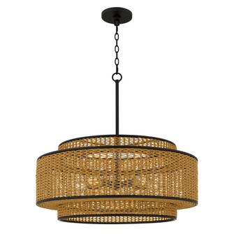 Teton Five Light Pendant in Matte Black (10|TET2830MBK)