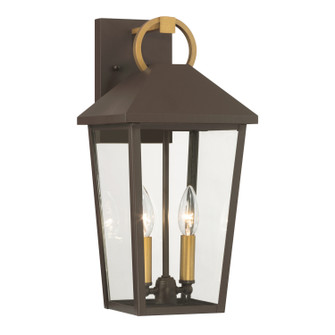 Bayra Two Light Outdoor Wall Lantern in Painted Legacy Brass (7|78102-886)